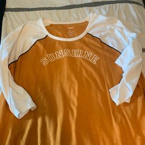 Sonoma 3/4 length shirt “sunshine”